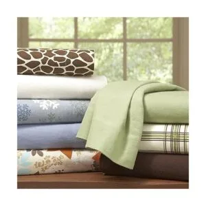 Pointehaven FlannelCKGSnowFlakes Juego de sábanas de_4