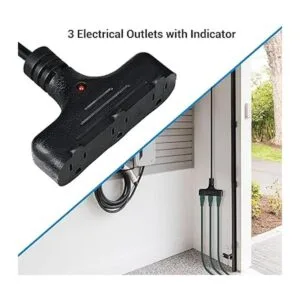 DEWENWILS Carrete de cable de extensión de metal cable de_6