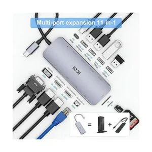 Estación de acoplamiento para laptop adaptador USB C a_3
