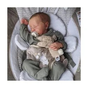 JIZHI Lifelike Reborn Baby Dolls Boy 17Inch Baby Soft_1