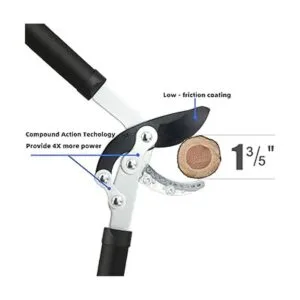 YRTSH Juego combinado de tijeras y podadora de setos_2