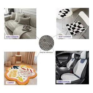 Tela antideslizante con respaldo grueso 0.079 in de_4