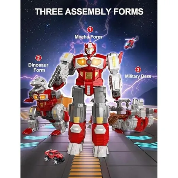 Juguetes transformadores Figuras de acción de robot de_4