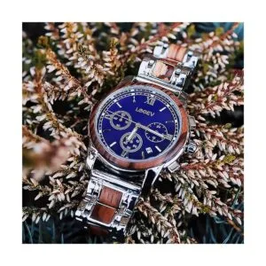 LeeEv Relojes de madera para hombre reloj elegante de_6