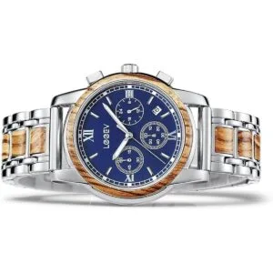LeeEv Relojes de madera para hombre reloj elegante de_3