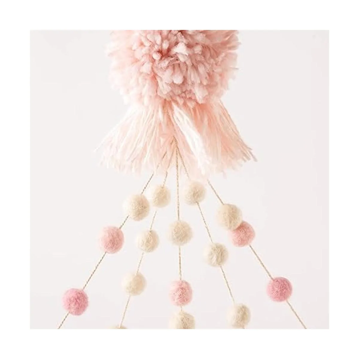 Mud Pie PomPom Mobile Rosa_6