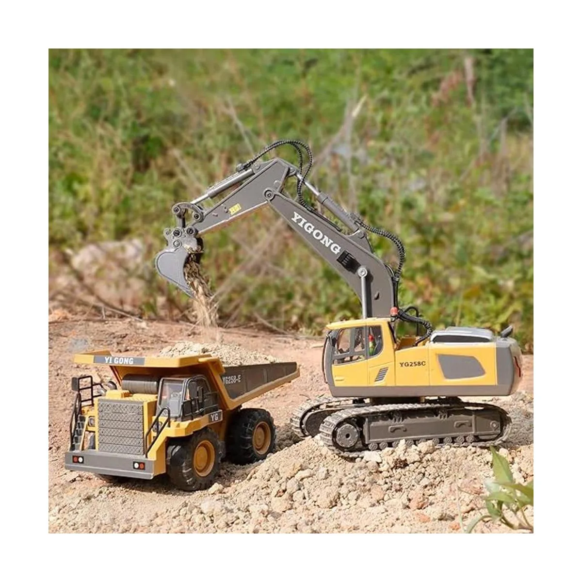 Juguete excavadora de control remoto para niños de 6 a 12_5