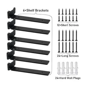 Soportes de estante industriales resistentes en L_5