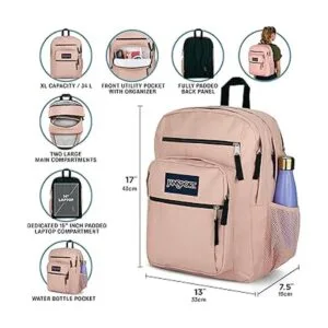 JanSport Mochila Big Student color rojo Tape 2100_3