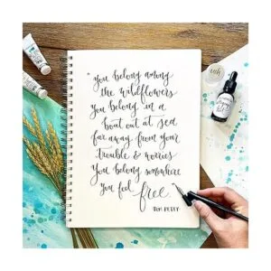 Kit de iniciación de caligrafía para principiantes con_6