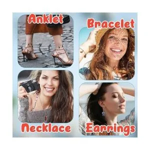 100 dijes de piedra de cristal colgantes de piedra_6