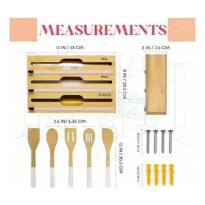 Sorbet Peony Organizador de papel de aluminio y plástico_3