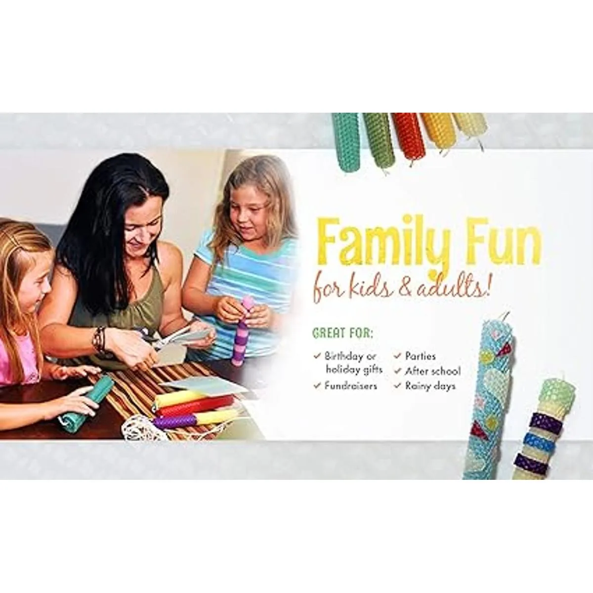 Haz tu propio kit de velas de cera de abeja incluye 10_6