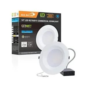 Downlight comercial LED empotrable de 10 pulgadas con caja_1