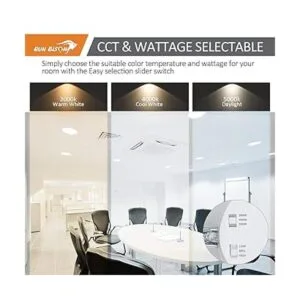 Downlight comercial LED empotrable de 10 pulgadas con caja_4