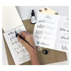 Kit de iniciación de caligrafía para principiantes con_2