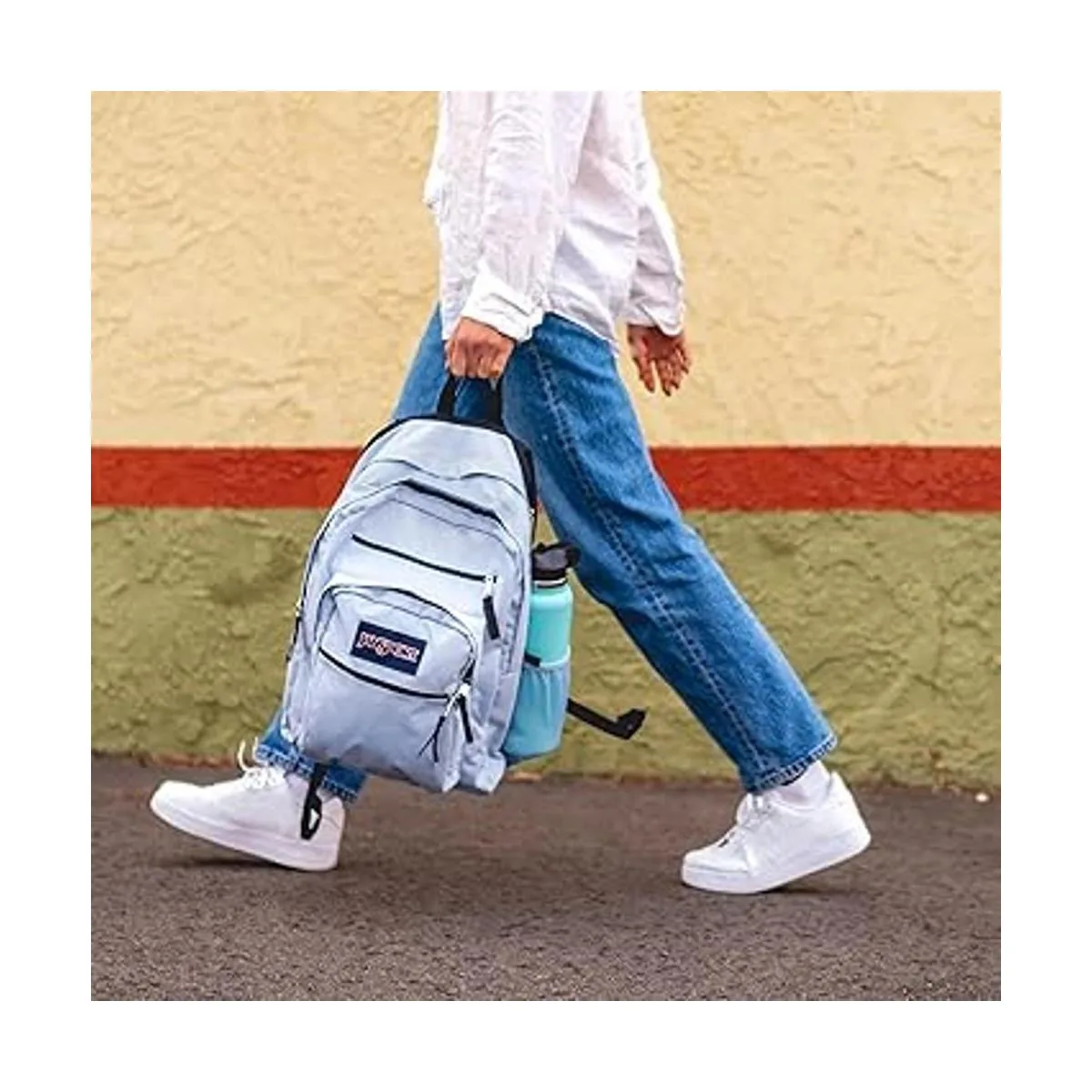 JanSport Mochila Big Student color rojo Tape 2100_5