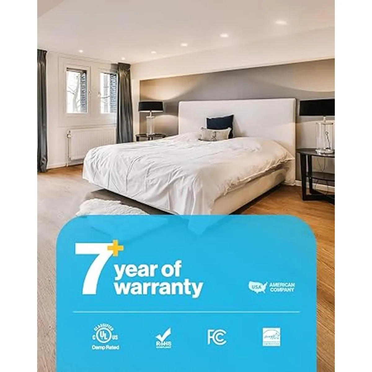 Sunco Lighting Luces de techo LED empotrables ultrafinas_6