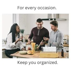 Sorbet Peony Organizador de papel de aluminio y plástico_6