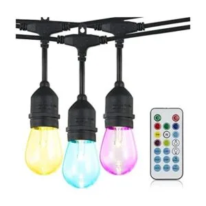 Tira de luces para exteriores IPStank de 24 pies que_1