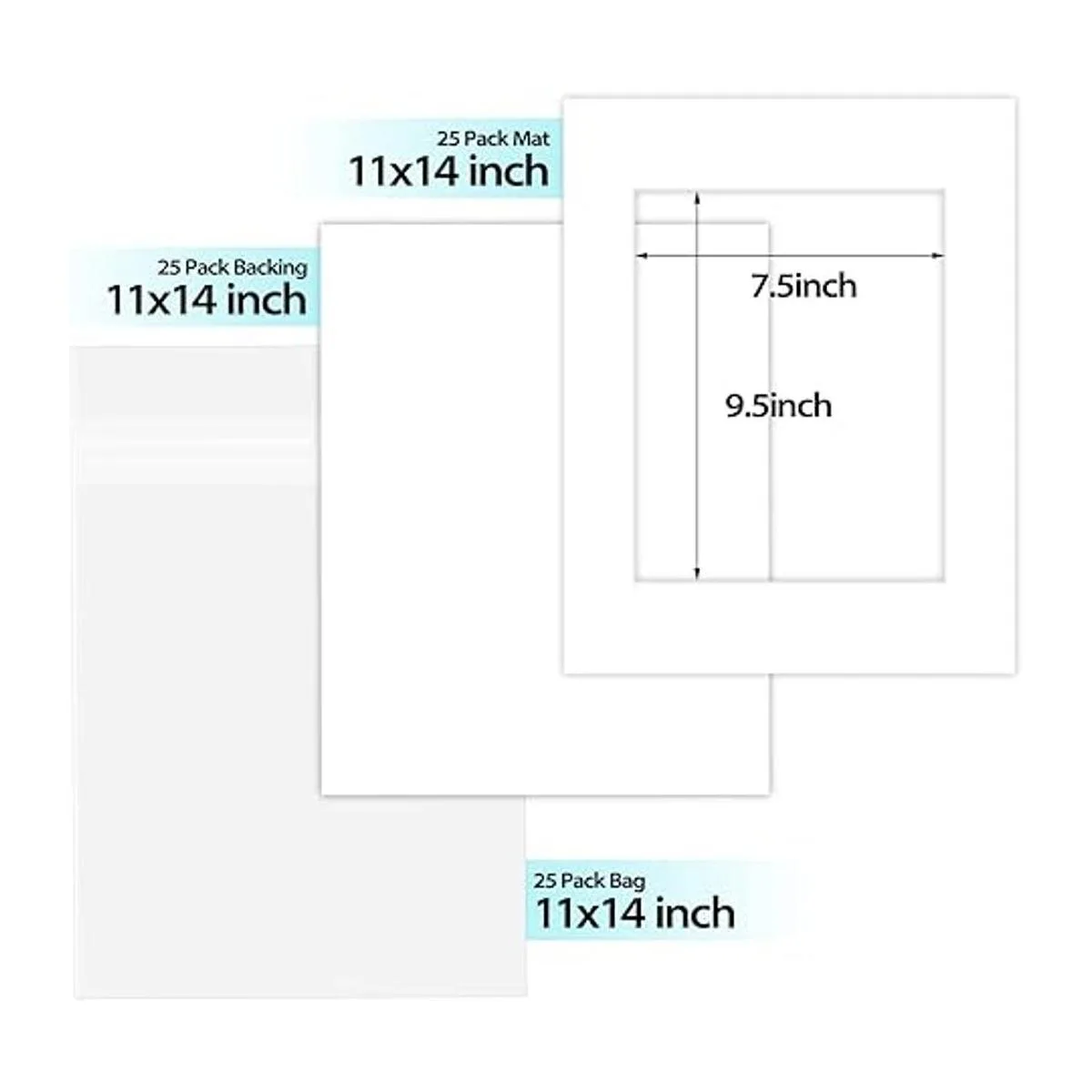 Golden State Art Sin ácidos paquete de 25 alfombrillas_2