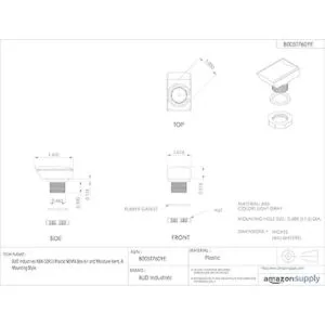 BUD Industries AC414 Chasis de aluminio 13.9 in de largo_2