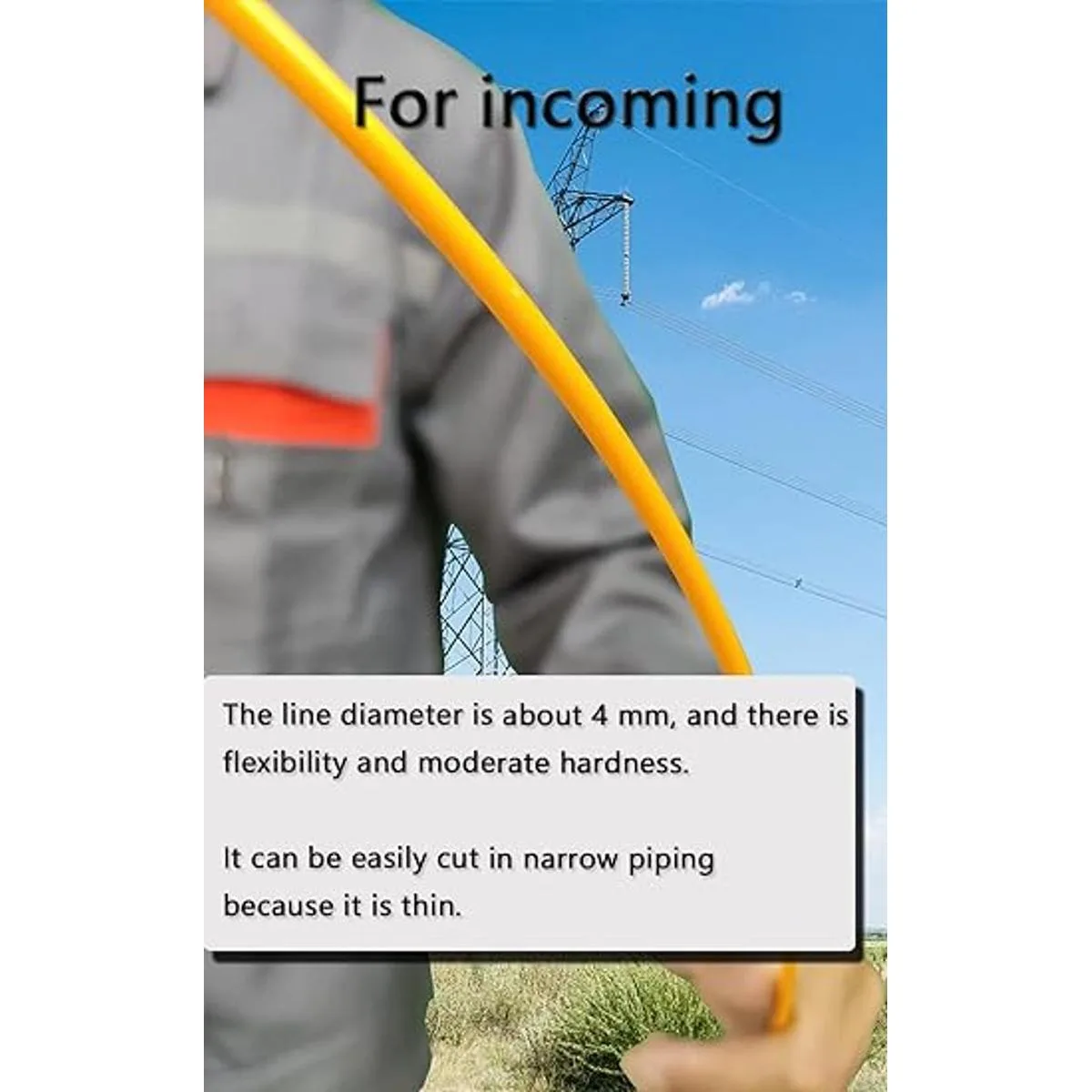 Extractor de alambre de acero con cinta de pescado de_3