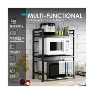 DOLALIKE Estante para horno de microondas soporte_2