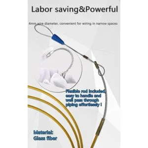 Extractor de alambre de acero con cinta de pescado de_6