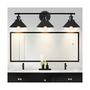 3 luces negras para baño lámparas de tocador de granja_1