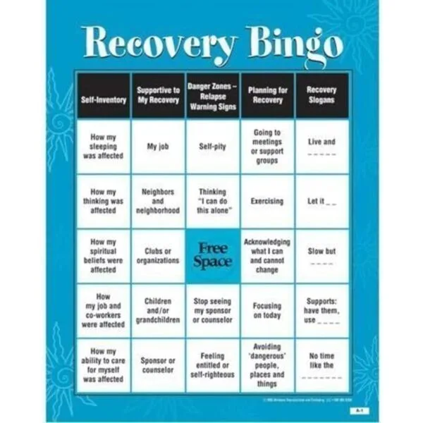 Bingo de recuperación Juego para adultos_1