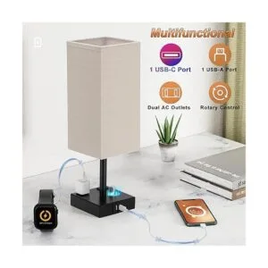 Juego de 2 lámparas de mesita de noche totalmente_2