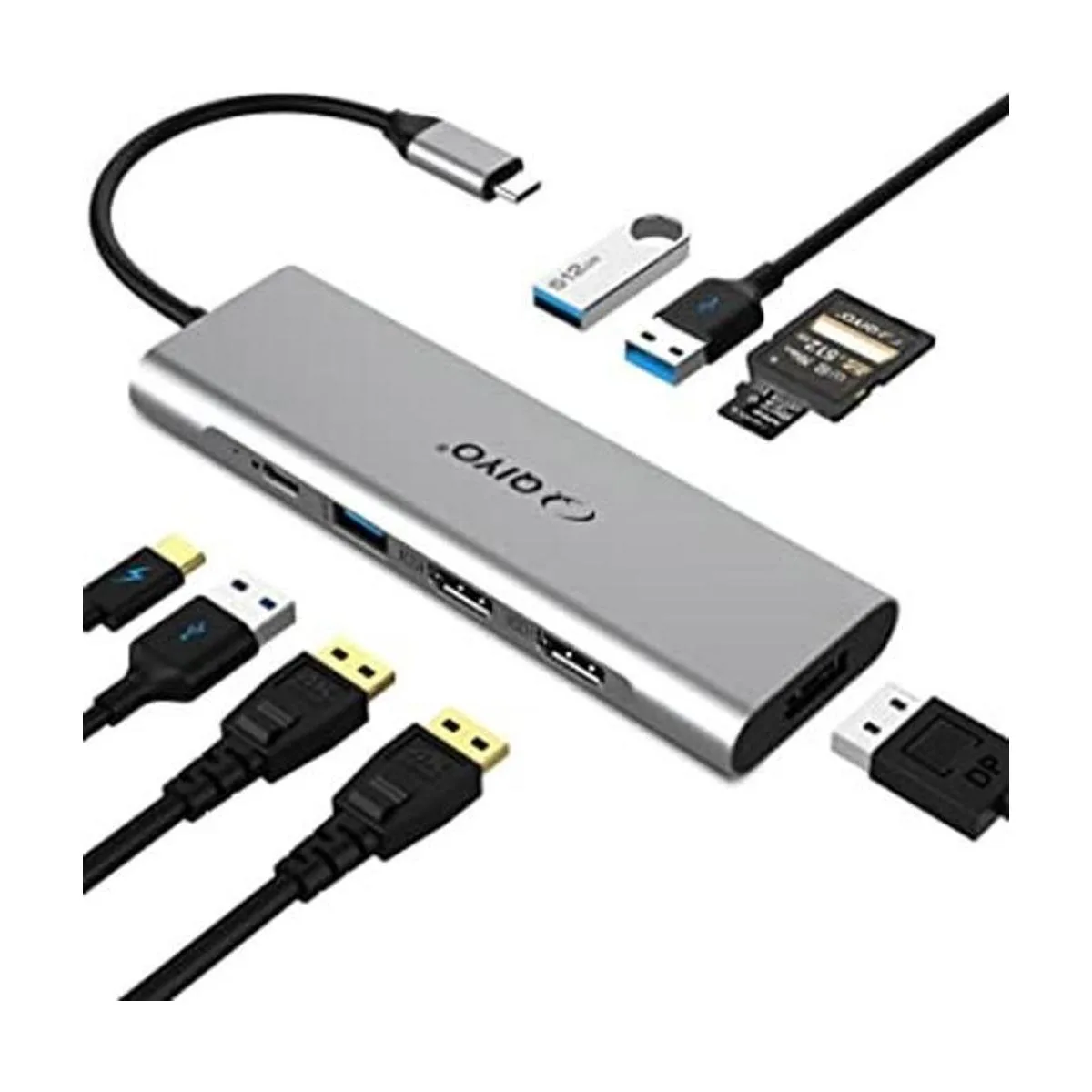 Estación de acoplamiento concentrador USB C estación de_1