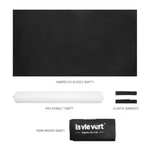 Lavievert Rompecabezas de madera con superficie de trabajo_5