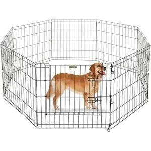 Puppy Playpen Collection Foldable Metal Exercise_2