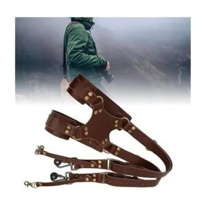 Correa de cámara accesorios para dos cámaras profesional_5