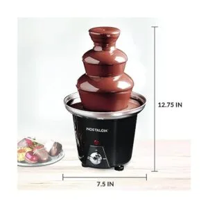 Nostalgia Fuente de fondue de chocolate de 24 onzas_6