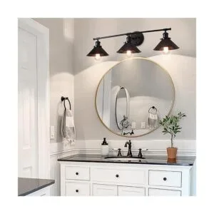 3 luces negras para baño lámparas de tocador de granja_6