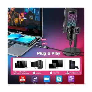 ZealSound Micrófono para juegos micrófono de condensador_5