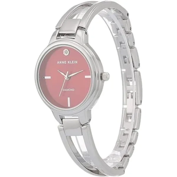 Anne Klein Reloj de pulsera con esfera de diamante_4