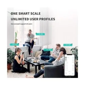 Báscula de grasa corporal pantalla extra grande báscula_6