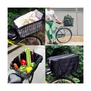 Hoobbii Cesta trasera para bicicleta impermeable de_4