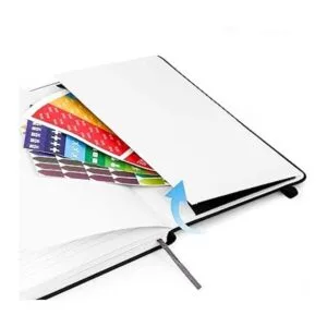 Huhuhero Paquete de 10 cuadernos clásico a rayas papel_6