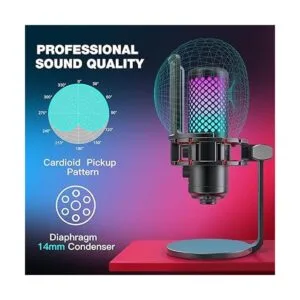 ZealSound Micrófono para juegos micrófono de condensador_3