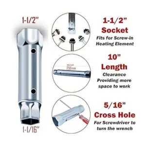EWH03 Kit de ajuste de calentador de agua eléctrico con_3