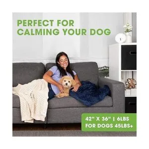 BARMY Manta con peso para perros 42 x 36 pulgadas 6_3