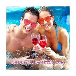 100 pares de gafas de sol con forma de corazón sin montura_6