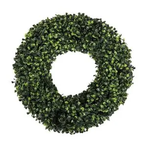 Pure Garden Boj corona artificial15.7 in 15.7 x 4.3 in_2