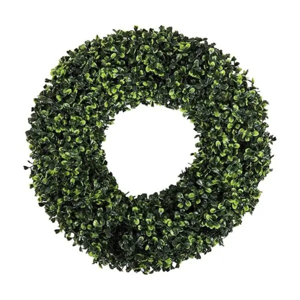 Pure Garden Boj corona artificial15.7 in 15.7 x 4.3 in_2