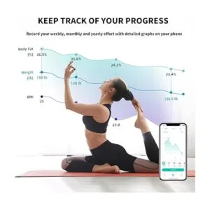 Báscula de grasa corporal pantalla extra grande báscula_5